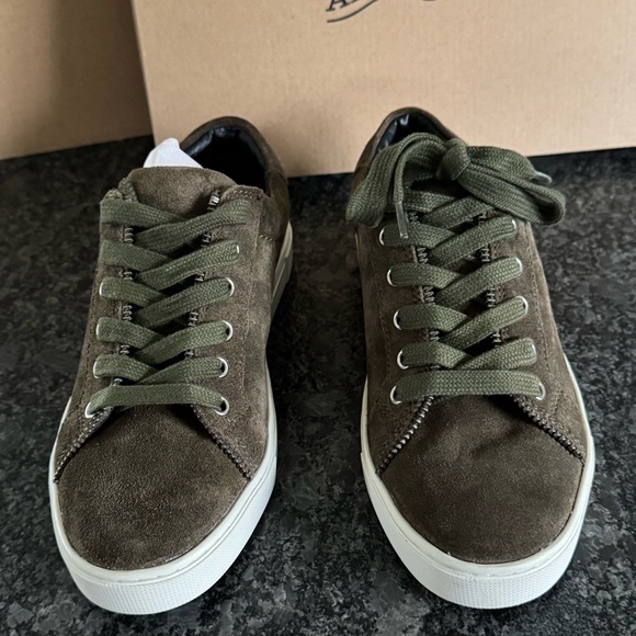 FRYE SINDY MOTO SNEAKERS FATIGUE OLIVE GREEN SIZE 7.5 - Picture 4 of 11